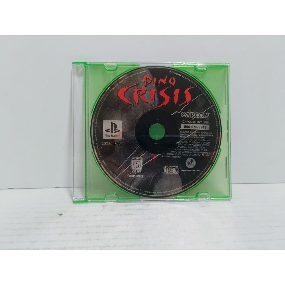 1999 SONY PLAYSTATION 1 PS1 CAPCOM DINO CRISIS DISC ONLY TESTED WORKING